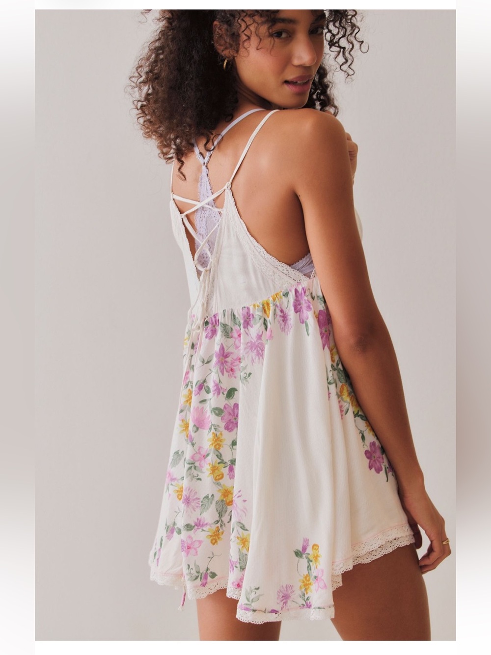 Free people intimately Summer Spritz Romper Sz-M - Picture 3 of 11